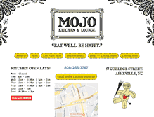 Tablet Screenshot of mojokitchen.biz